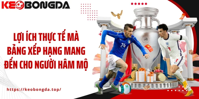 Lợi ích thực tế mà bảng xếp hạng mang đến cho người hâm mộ