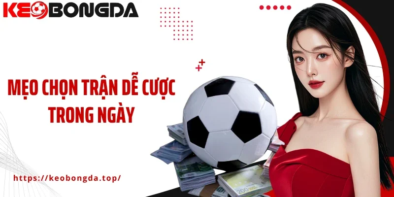 Bí Kíp Vàng: Mẹo Chọn Trận Dễ Cược Trong Ngày Giúp Bạn